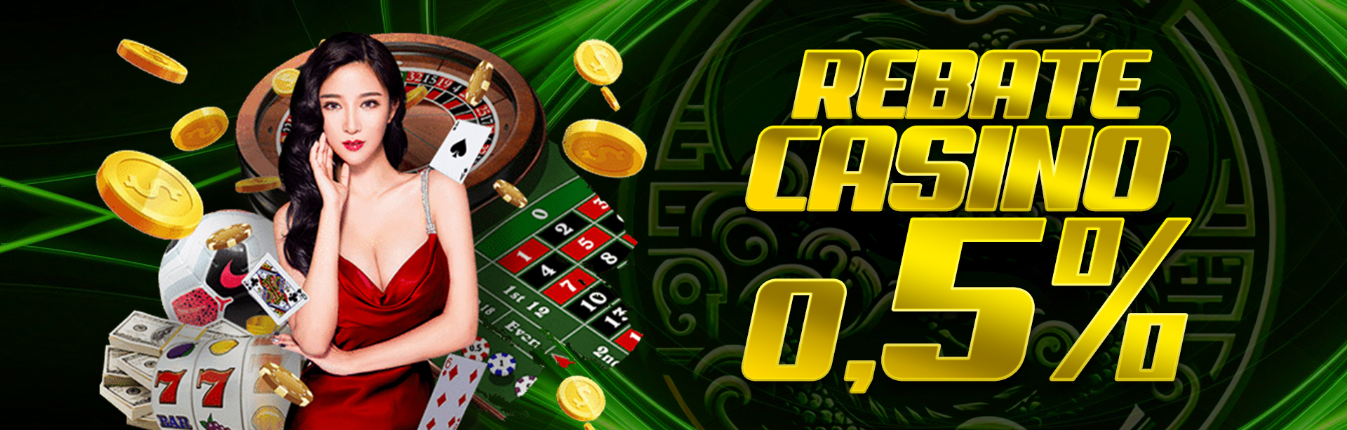 REBATE 0.5% CASINO