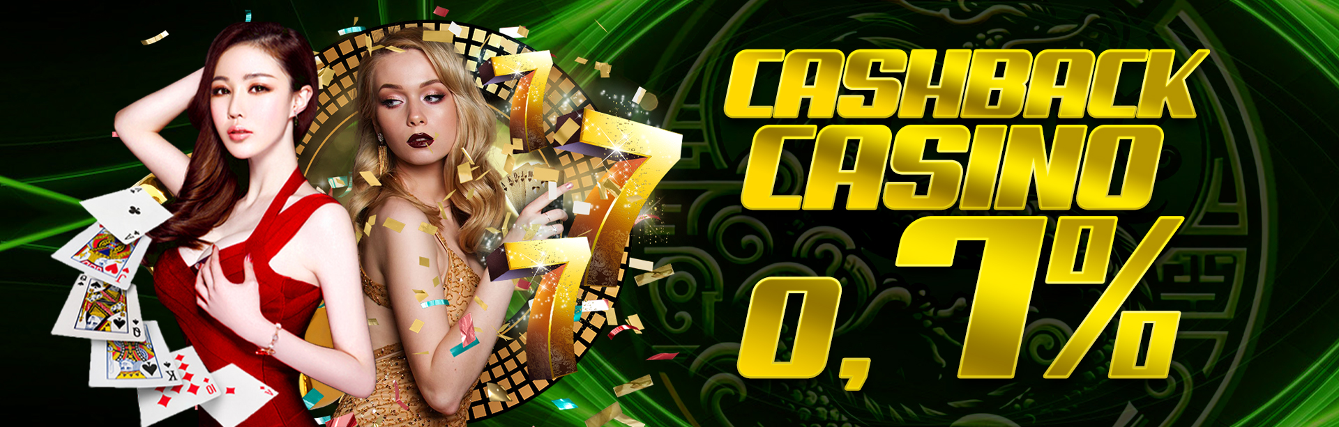 CASHBACK LIVECASINO 0.7% 